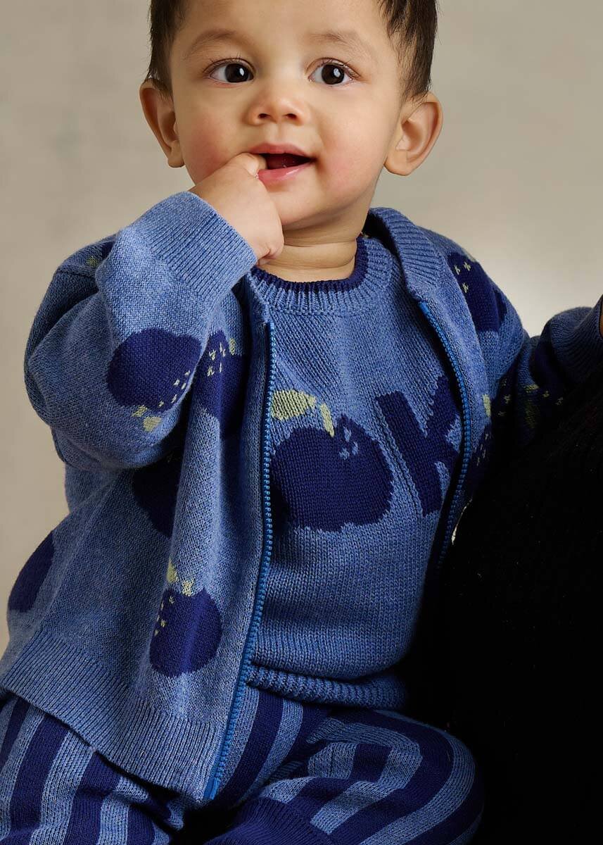 Triko blu Aymer me zinxhir