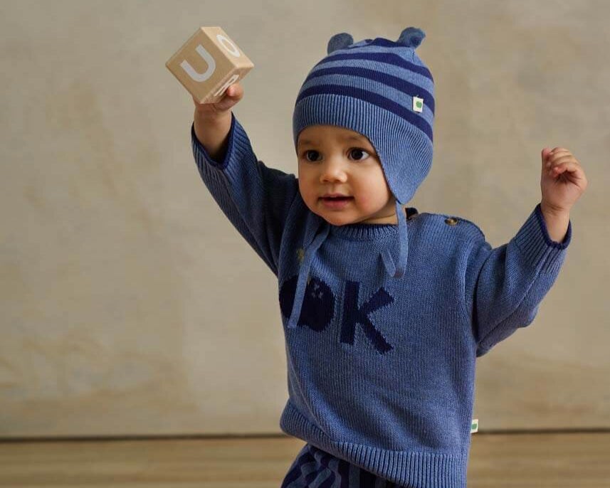 Pulovër blu Appletree