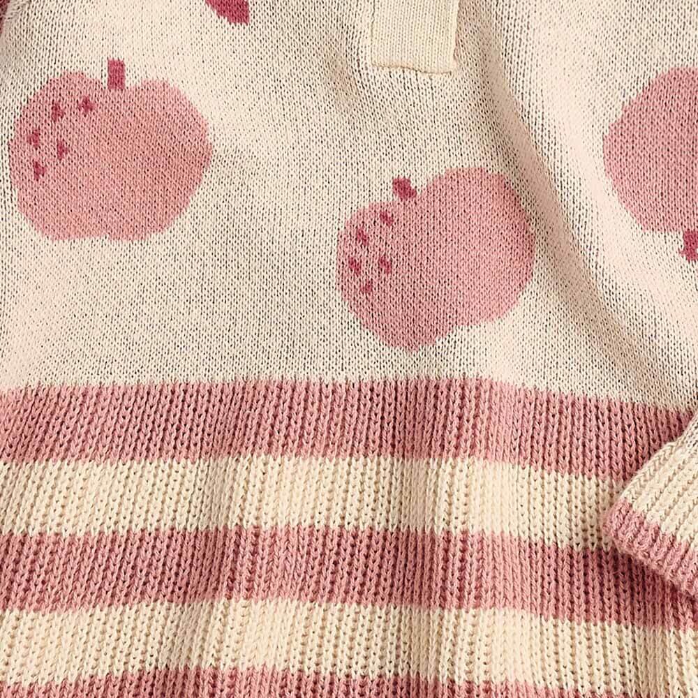 Fustani Alys me mollë rozë