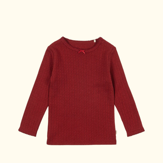 Bluzë e kuqe pambuku