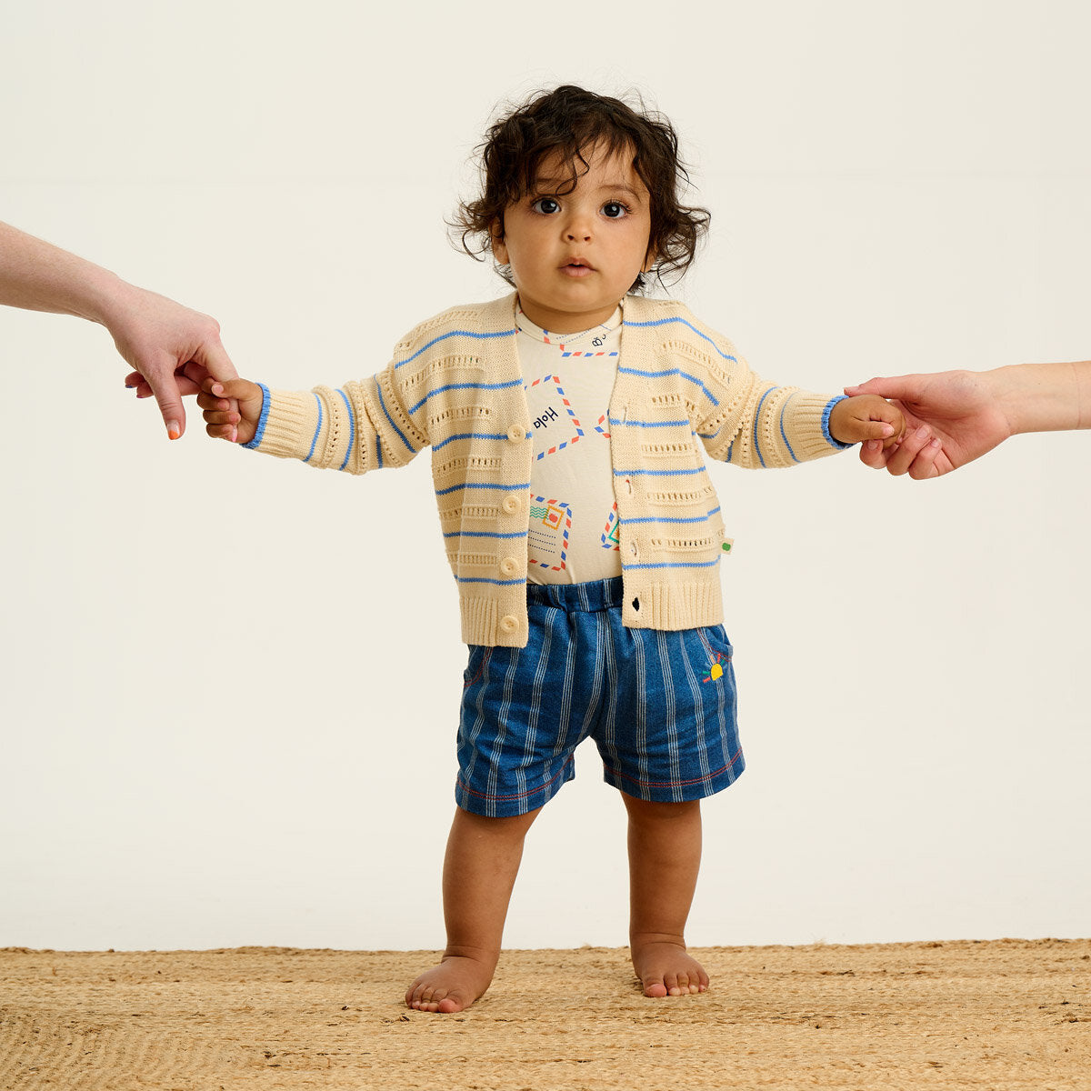 Pulovër me kopsa COMO Pointelle