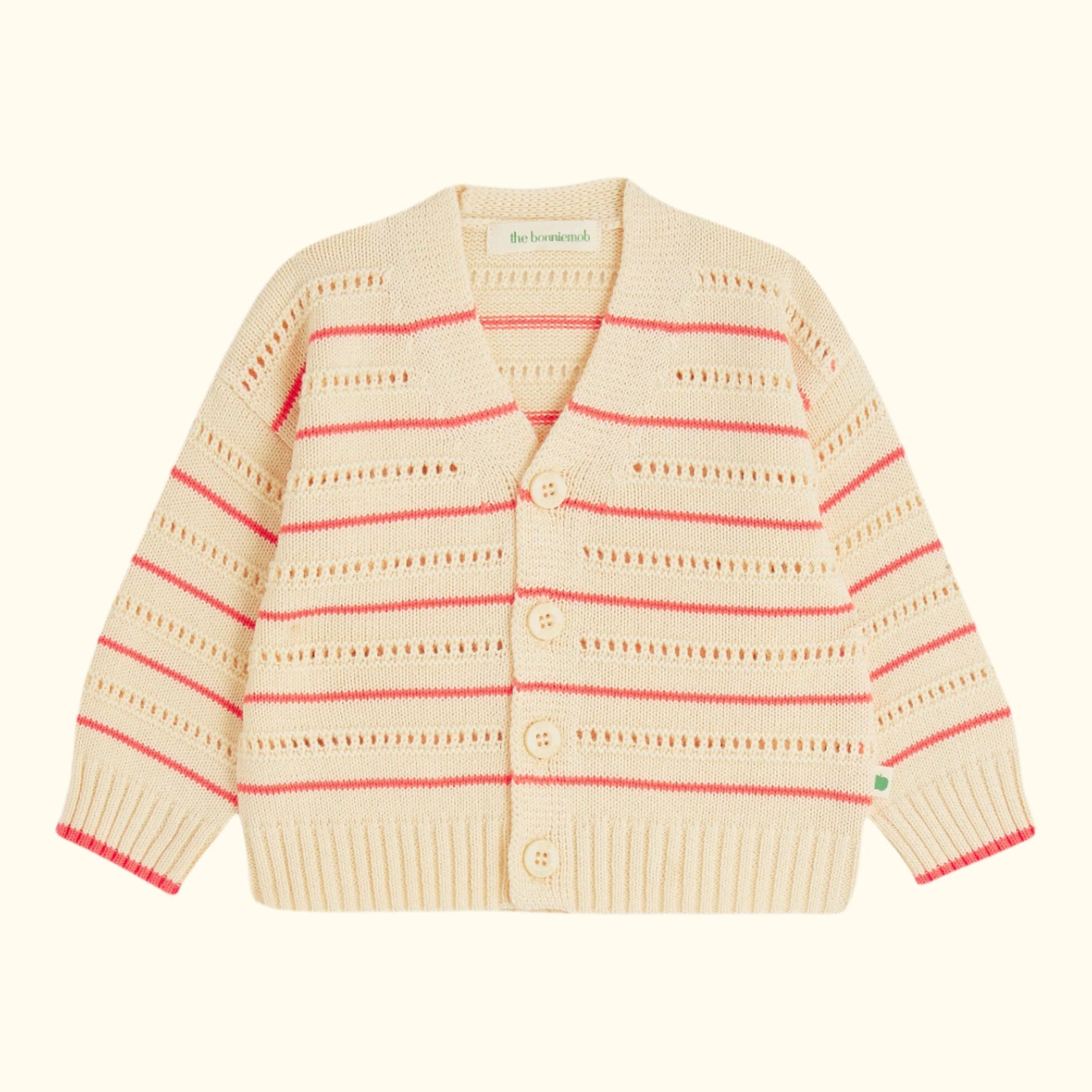 Pulovër me kopsa COMO Pointelle